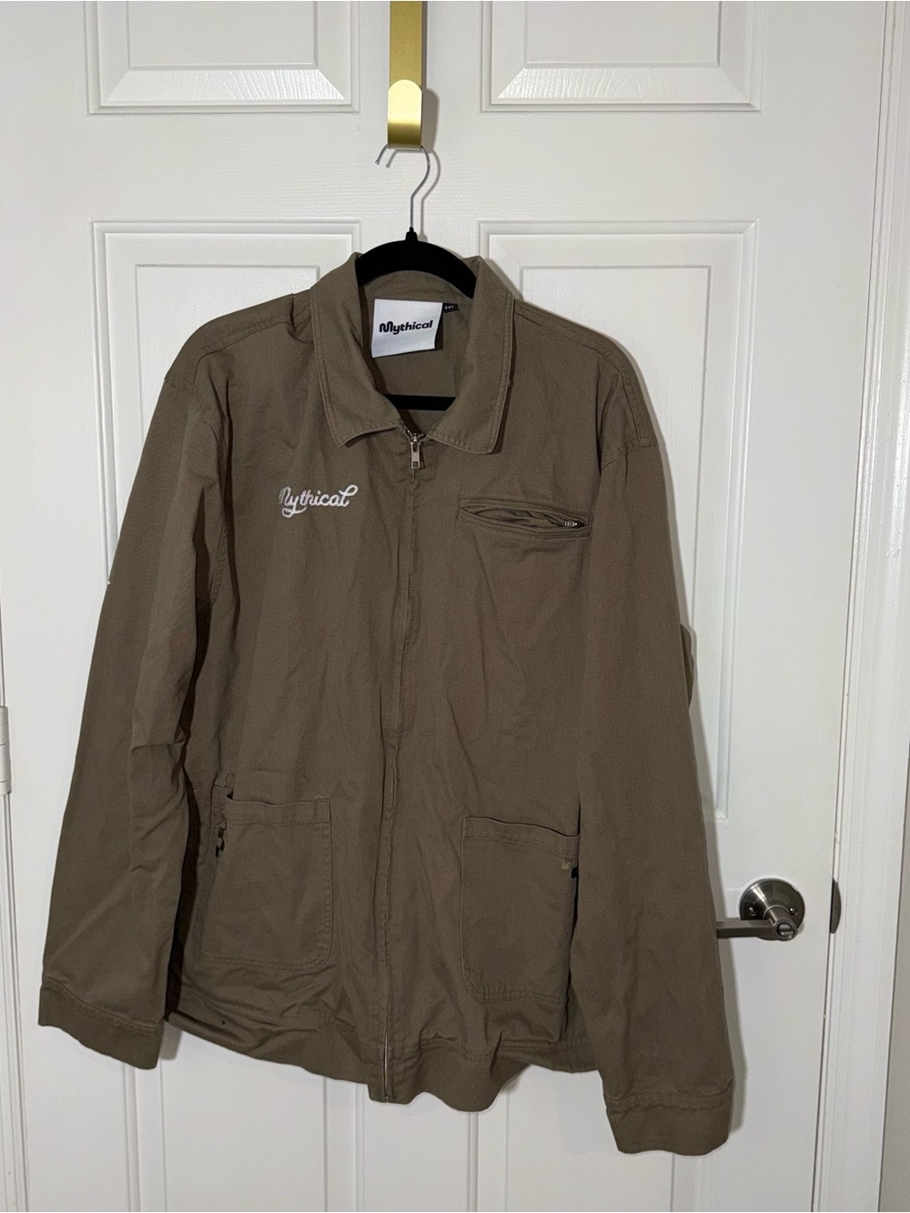 Men's Military Field Jacket in Olive